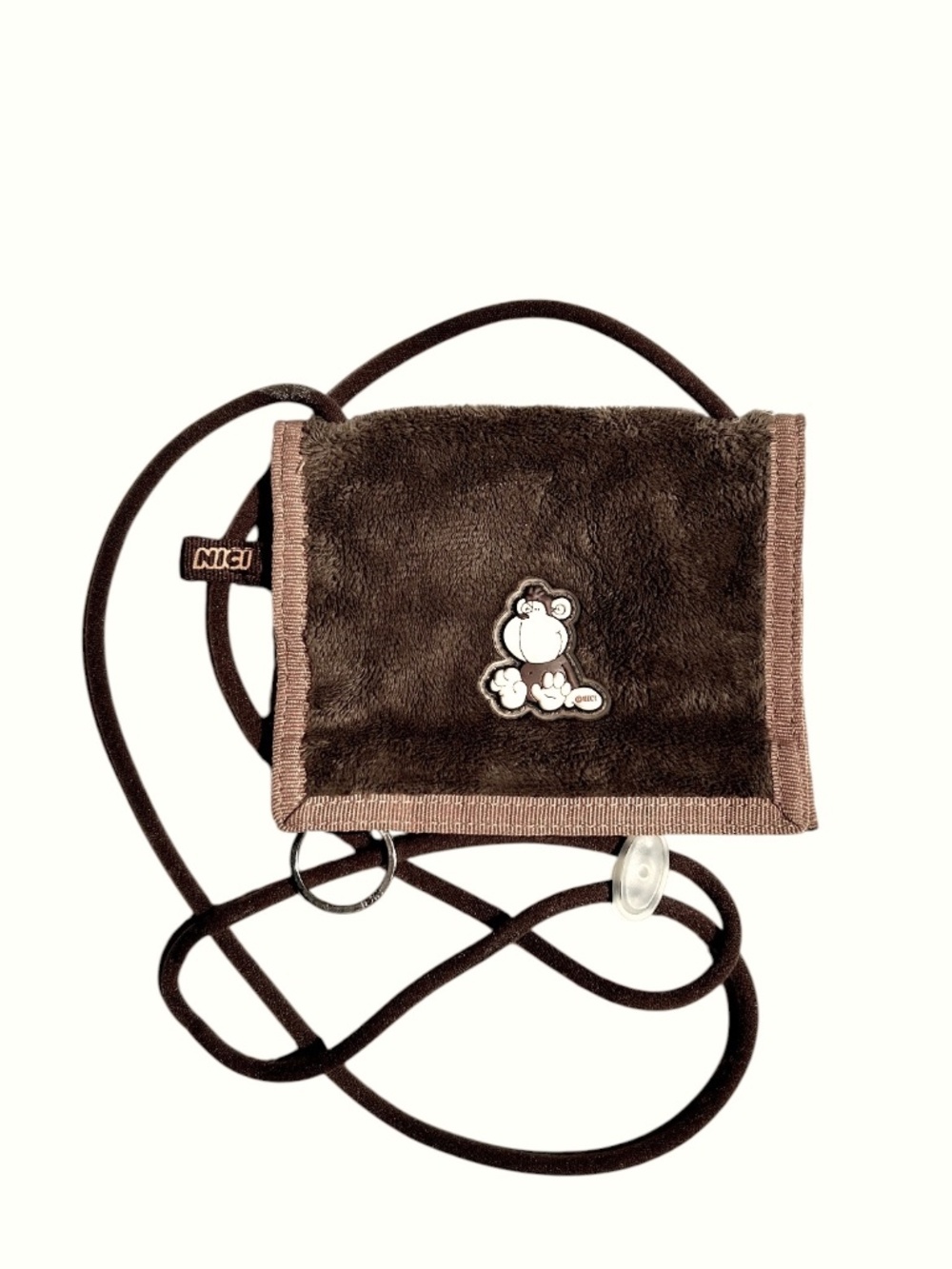 NICI Germany Plush Velcro Crossbody Wallet